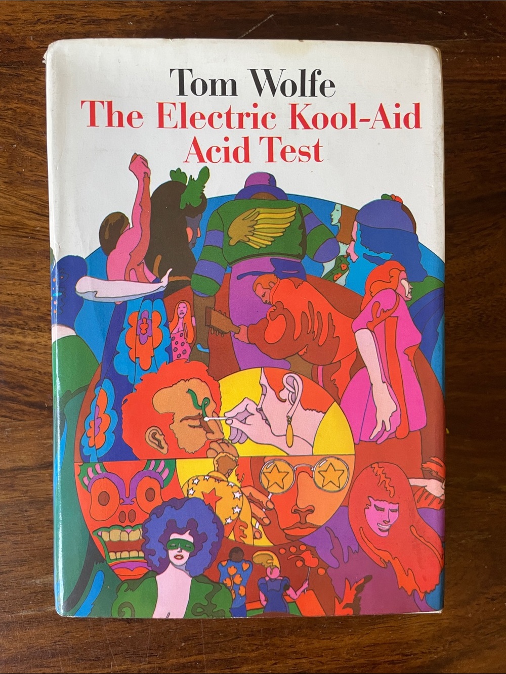 Tom Wolfe The Electric Kool-Aid Acid Test 1968 White Cover + Vibrant Dust Jacket